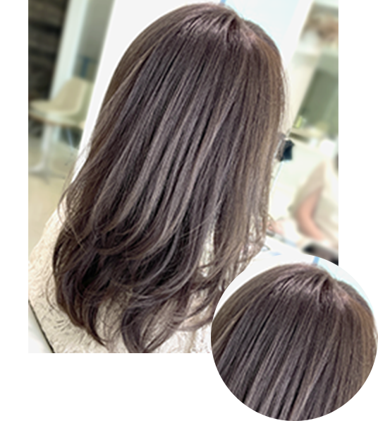 白髪の目立たない写真